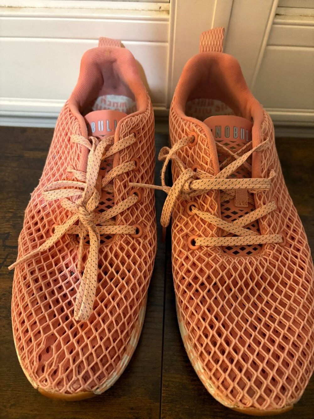 NOBULL Pink Coral Mesh Runner Training Shoes Sneakers Women's Size 10